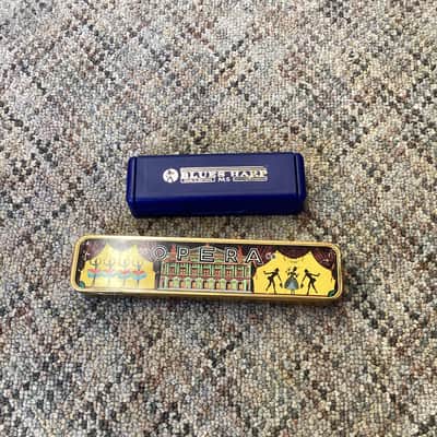 Opera (C) and Hohner (Db) Harmonica set image 1
