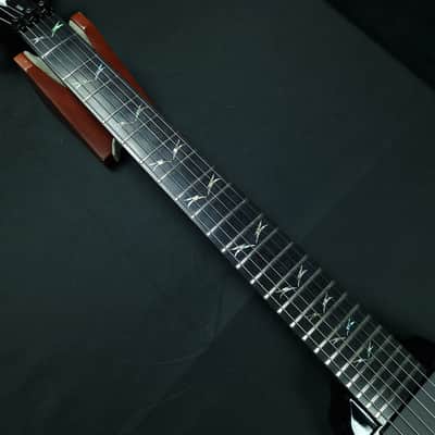 B.C. Rich KKV Kerry King Signature Speed V 2008 Made in Korea Onyx with White Tribal Graphic Neck Thru Kahler EMG 81 85 Slayer guitar image 14