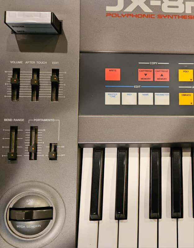 Roland JX-8P 61-Key Polyphonic Synthesizer 1984 - 1986 - Black image 1
