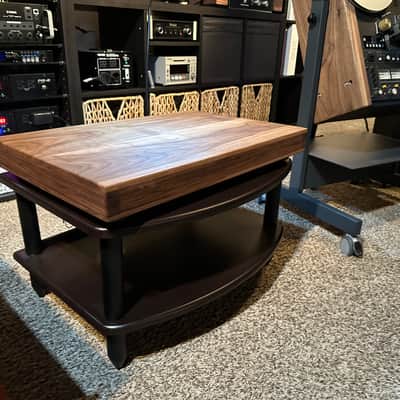 Custom made turntable isolation platform made with Solid walnut wood image 9