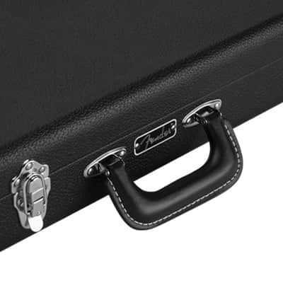 Fender Classic Wood Stratocater Telecaster Guitar Hard Case | Black image 4
