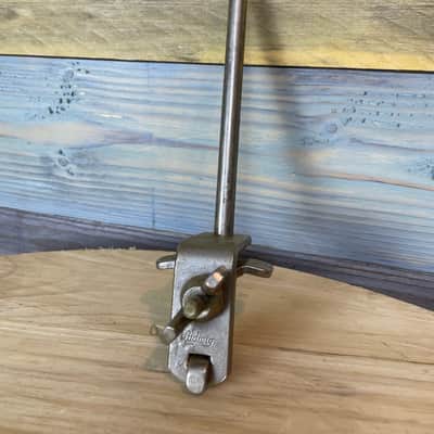 Ludwig Vintage cowbell mount - nickel image 1