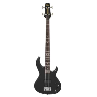 Aria SB-ONE BK Pro II Indonesian Mahogany Body Bolt-On Maple/Walnut 5ply 4-String Bass Guitar image 1