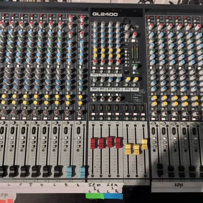 Allen & Heath GL2400-40 4-Group 40-Channel Mixing Console 2010s - Gray image 13