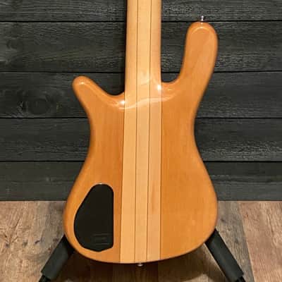 Warwick RockBass Streamer NT I 5 String Fretless Electric Bass Guitar Natural Transparent High Polish image 4