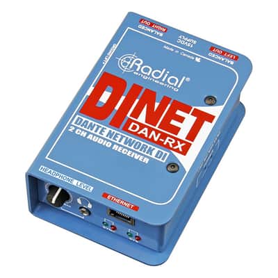Radial DiNET™ DAN-RX™ 2-Channel Dante Audio Receiver image 2