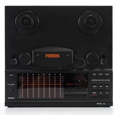 Fostex Model 80 1/4" 8-Track Reel-To-Reel Tape Machine w/ Case & Cables #51293 image 1