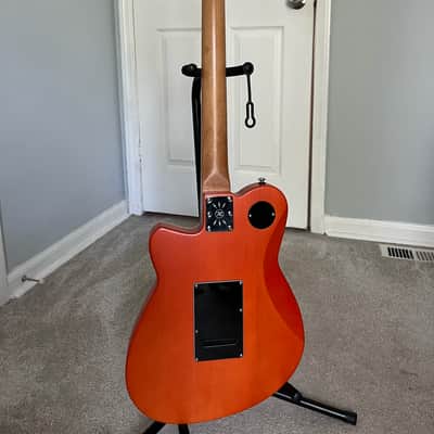 Reverend Reeves Gabrels Signature with Ebony Fretboard 2021 - Present - Satin Orange Flame Maple image 7