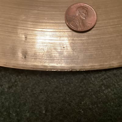 15” Istanbul K Zildjian crash cymbal - Old Stamp - 944 grams - made in the 1950s image 9