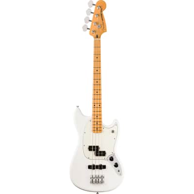 Immagine Fender Player II Mustang Bass PJ w/Maple Fingerboard - Polar White - 3