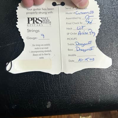 2003 PRS Custom 22 Artist Package w/ ohsc image 12
