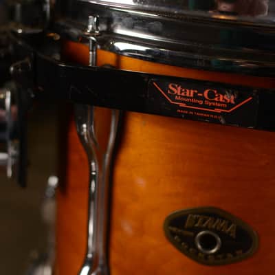 Tama Rockstar Custom Drum Kit in Custom Amber Finish 1999 - 22/10/12/14/14SD image 6