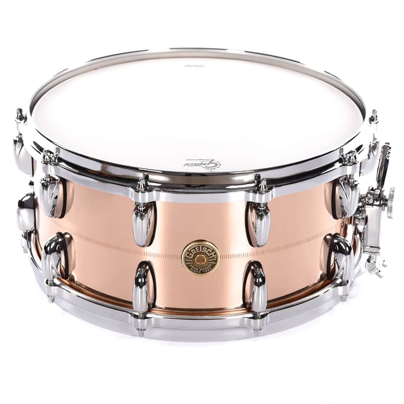 Gretsch G4169B USA Custom Bronze 6.5x14" 20-Lug Snare Drum image 2