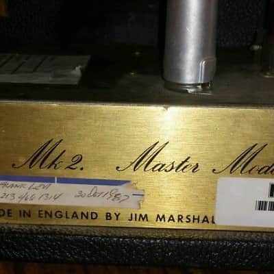 Marshall  100 Watt , EX  Kiss Paul Stanley Stack   1979 image 7