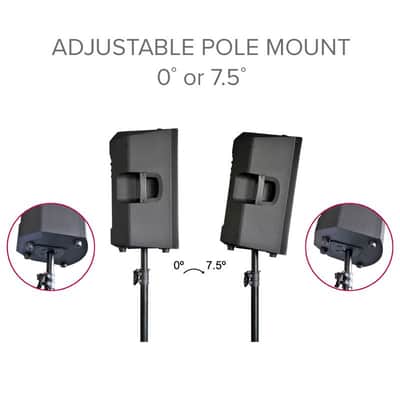 2 Avante Audio A10X 1000 Watt 10" 2-Way Powered DJ PA Speakers+Stands+Microphone image 23