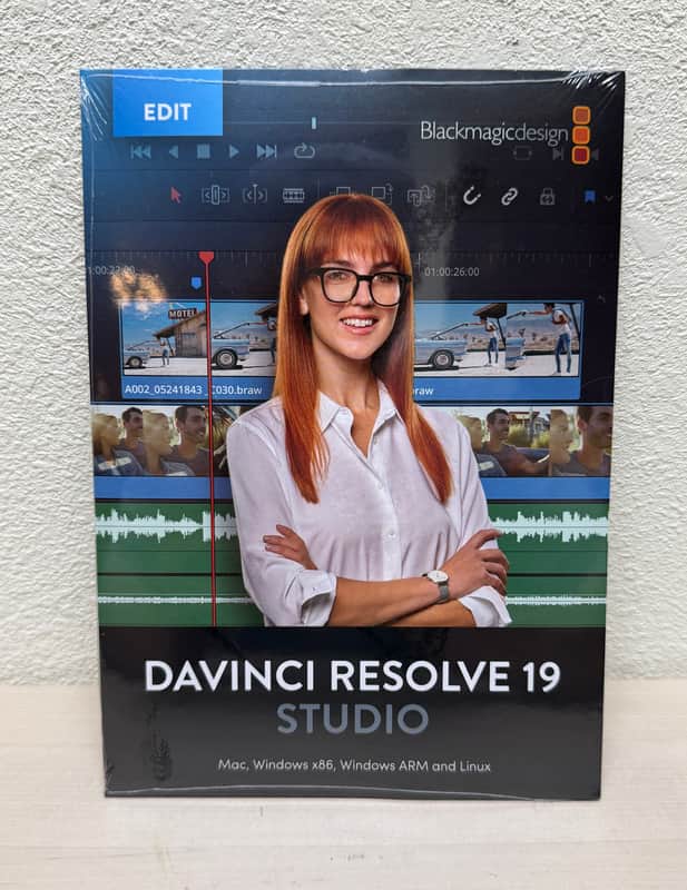 Blackmagic Design DaVinci Resolve Studio 19 License 2024 image 1