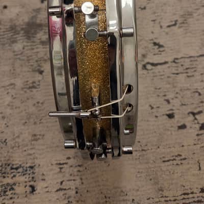 SONOR D-472 Pancake Snare 14x2 aus 1964 - gold glitter image 7