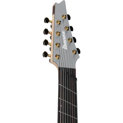Ibanez RGDMS8 Multi-Scale Electric Guitar, 8-String, Clear Silver Metallic image 6