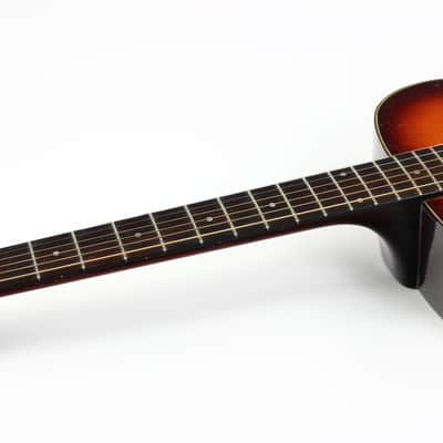 1966 Guild F-20 Small Body Sunburst | Hoboken Factory Vintage Guitar Acoustic Guitar image 13