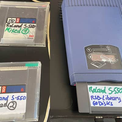 Roland S-550 Sampler - 12-Bit Sampler (1987) + SCSI + Gotek USB Drive like Akai S612 S700 image 3