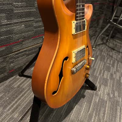 RARE - PRS McCarty McCarty Archtop Electric Guitar with Moon Inlays Vintage Natural Nickel Hardware - WITH HARD CASE image 5