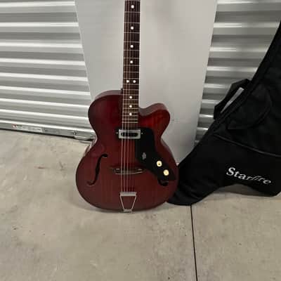 Julio Giuletti A2 Archtop 1960’s - Translucent red wood grain image 3