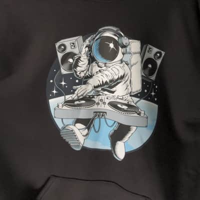 Three Wave Music Hoodie(Astro DJ II) 2024 - Black [Three Wave Music] image 2