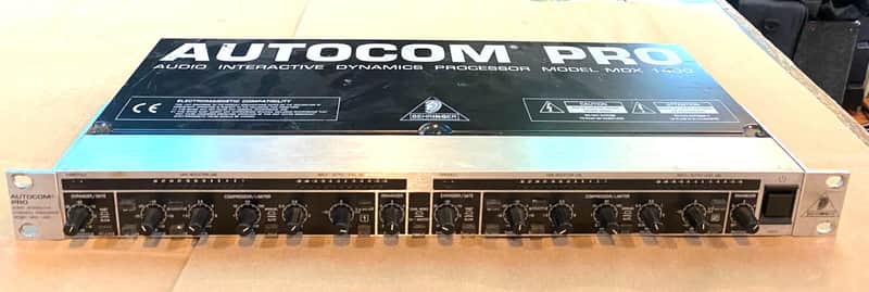 Behringer Autocom Pro MDX1400 Compressor / Limiter 2000s - Black / Silver image 1