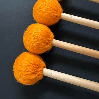 Encore Mallets 43YB, Wound Series, Med Soft, Birch, 2 Pairs - NEAR MINT image 5