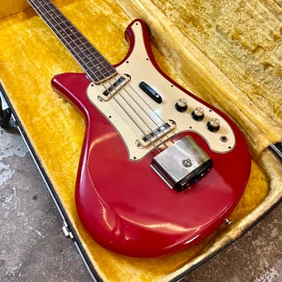 Yamaha Flying Samurai Bass SB-7A c 1967 - Dakota red Original vintage MIJ Japan sb-5a image 2