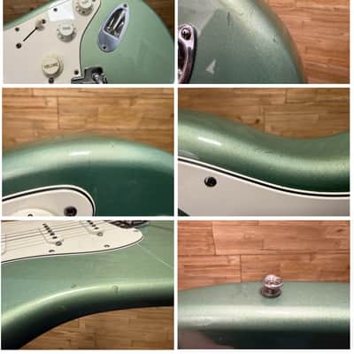 Fender Standard Stratocaster Guitar-2004- MIM- Sage Green Metallic - 8lbs 1oz image 22