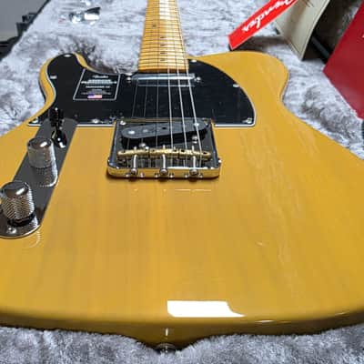 Fender American Professional II Telecaster BRAND NEW LEFT HAND 75th Anniversary 2021 Butterscotch Blonde Ash Body USA LH Lefty Handed Tele Guitar image 3