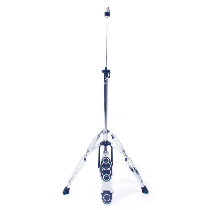 New Pedal Control Style Drum High Hat Cymbal Stand with Pedal Silver & Black image 1