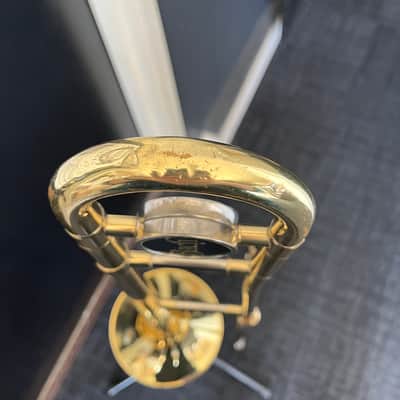 Bach TB300 Student Model Bb Trombone 2000s - Lacquered Brass image 12