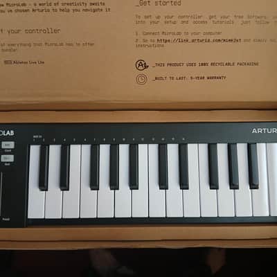 Arturia MicroLab MkIII 25-Key MIDI Controller 2025 - Present - Black