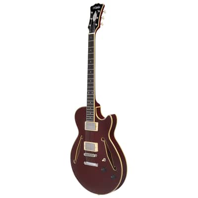 D'Angelico Excel SS Tour Electric Guitar (Semi-Hollowbody - Wine) image 4