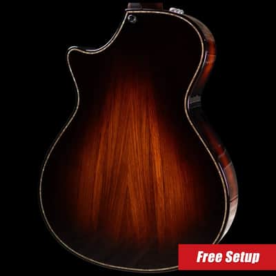 Taylor Builder's Edition 912ce Grand Concert Acoustic/Electric Guitar - Sinker Redwood/Honduran Rosewood with Hardshell Case image 2