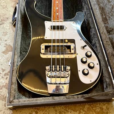 Rickenbacker 4001 FL 1976 - Jetglo factory Fretless bass guitar original vintage USA image 3