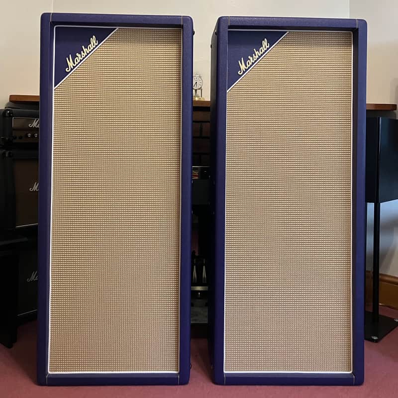 Late 60's Marshall "1969" 4x12" PA Column Cabinets image 1