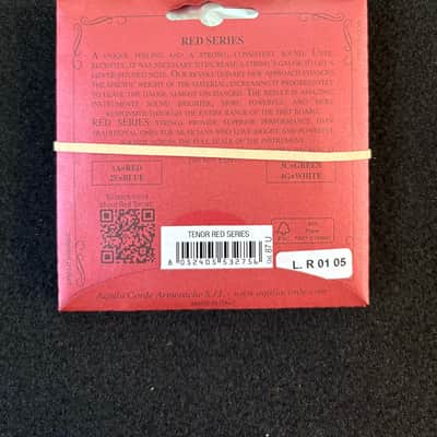 4 PACKS - Aquila 87U Red Series Tenor Ukulele Strings - Key of C 2010s - Standard image 2