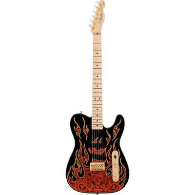 Fender James Burton Signature Telecaster - Maple Fingerboard, Red Paisley Flames image 17