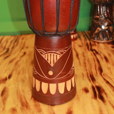 15.125" - 15.75" Handmade Kenyan Djembe's image 10
