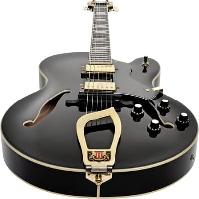 Hagstrom HSHJ50009 Electric Guitar, HJ500, Black image 3