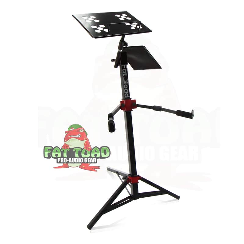 DJ Mixer Laptop Work Station Stand – Tablet MIDI Controller Mount Keyboard Gear image 1