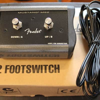 Fender MS2 Mustang Amp 2-Button Footswitch image 3