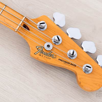 1983 Fender Precision Bass Elite II Sunburst, 100% Original w/ Case image 4