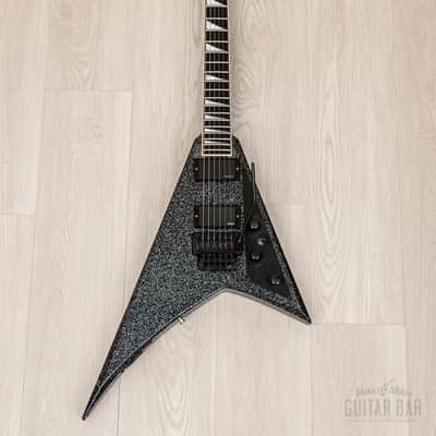 1994 Jackson USA Randy Rhoads RR1 Flying V Holoflake w/ EMG, Case image 2