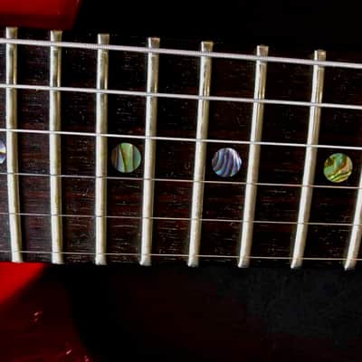 PRS CE 24 Alder Maple Top 1990 - Scarlet Red imagen 7