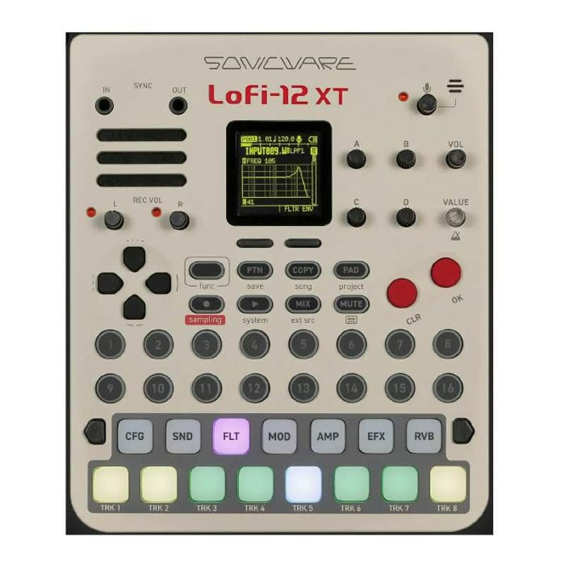 Sonicware Lofi-12 XT Low-Resolution Digitised Sampler (limited retro colour) (B-STOCK) image 1