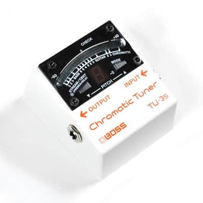 Boss TU-3S Chromatic Tuner for Stringed Instruments - White image 2